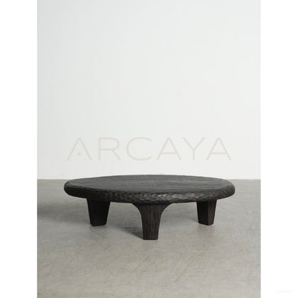 Textured Distressed Coffee Table - scene