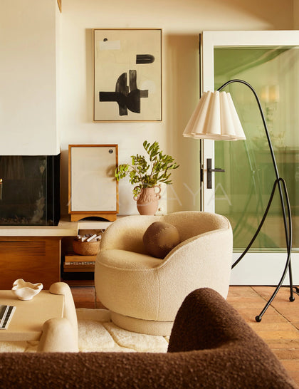 Arc Fishing Floor Lamp - scene