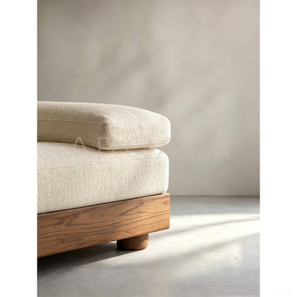 Relaxed Simple Living Room Sofa - scene