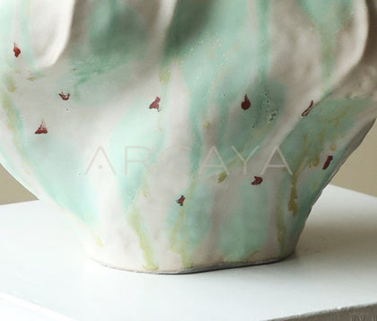 Jingdezhen Wabi Sabi Handmade Floor Vase - scene