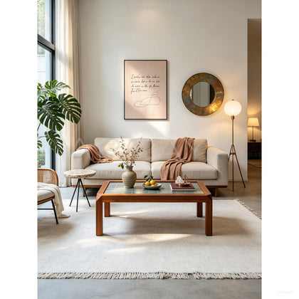 Moss Green Coffee Table - scene