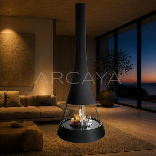 Carlos Hanging Fireplace - main
