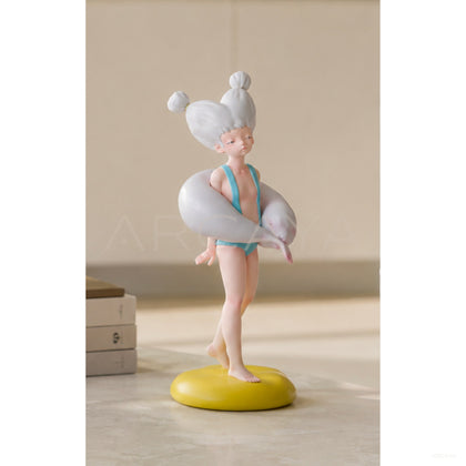 Dolphin Queen Artist Sculpture - scene