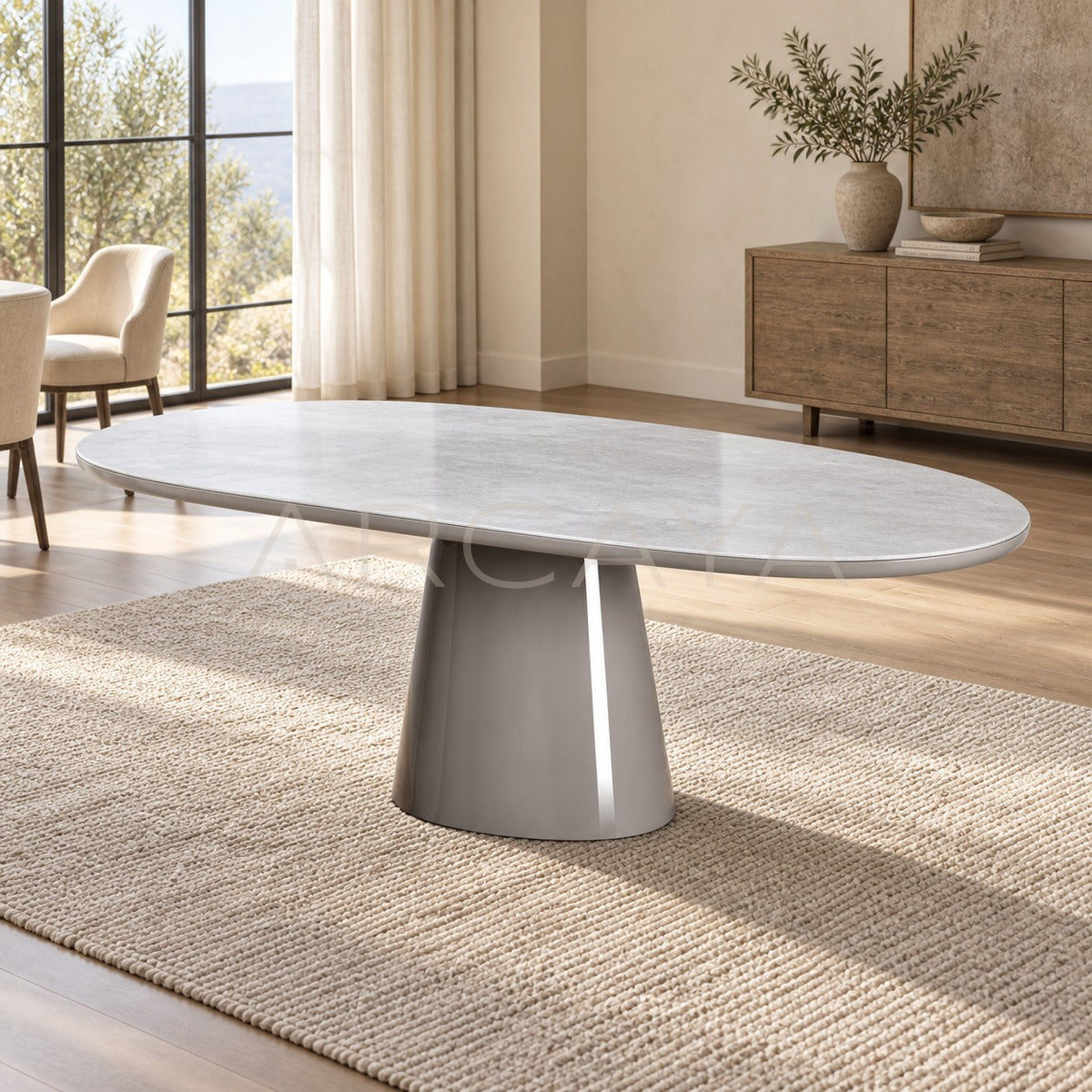 Dining Table E 41B in detail