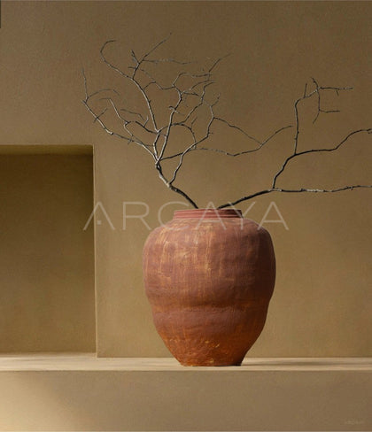 Jingdezhen Wabi Sabi Floor Vase - scene
