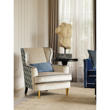 Grace Sofa Royal Blue - scene