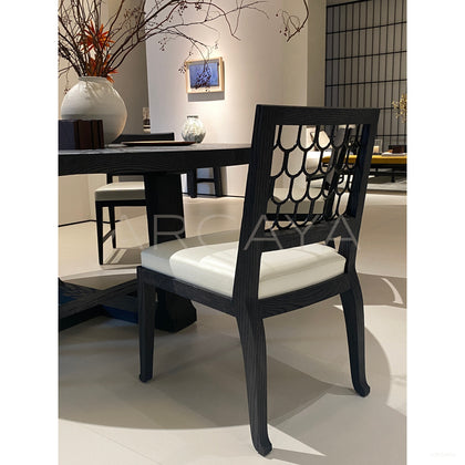 Maritime Fish Scale Dining Chair - scene