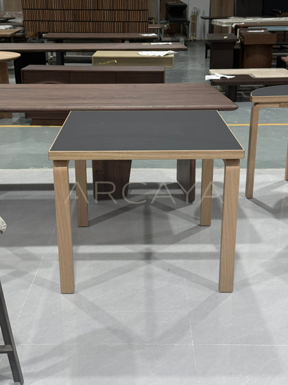 Nordic Solid Wood Table - scene
