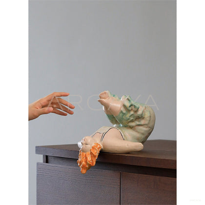 Jingdezhen Handmade Ceramic Statue - scene
