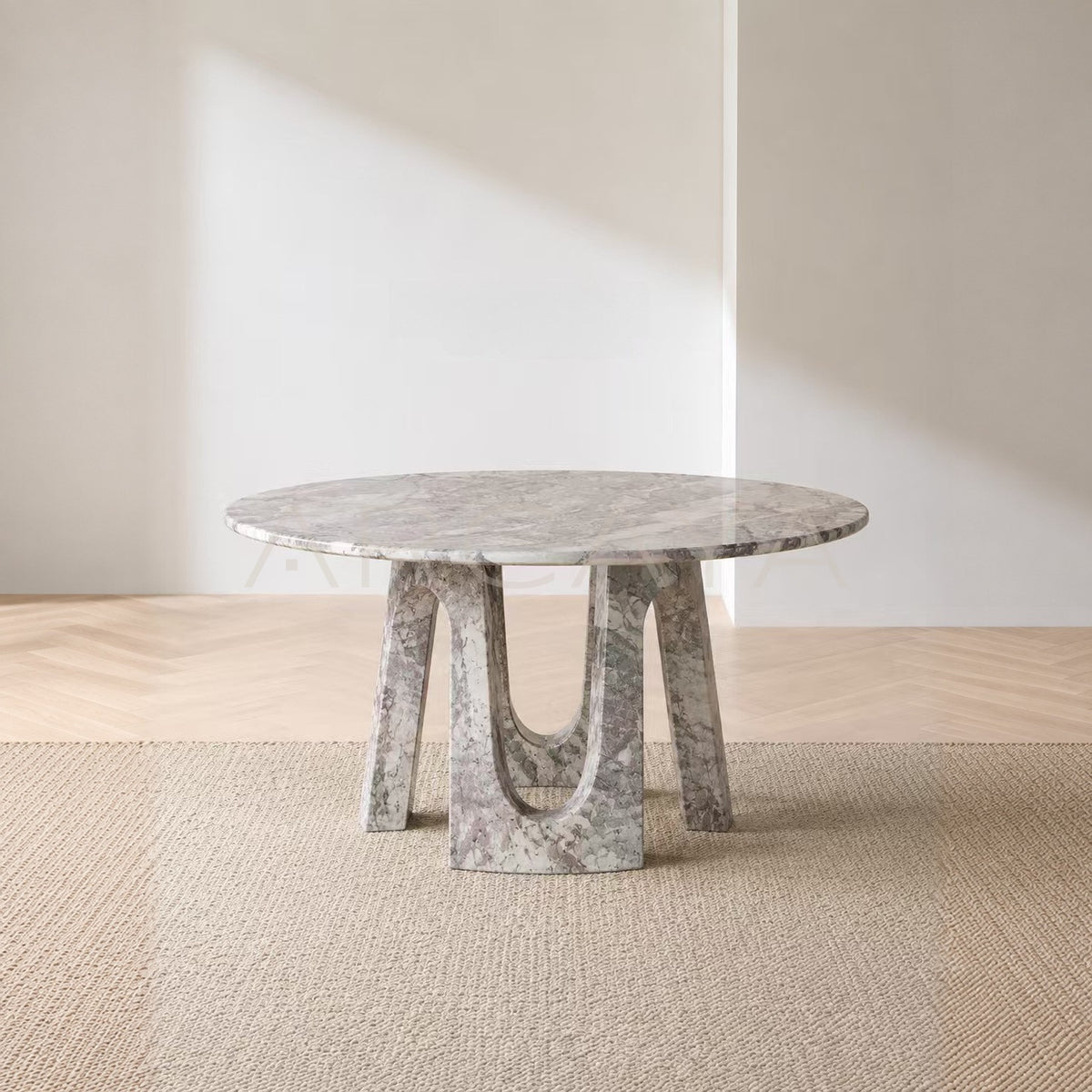 Four Seasons Pink Green Dining Table - main