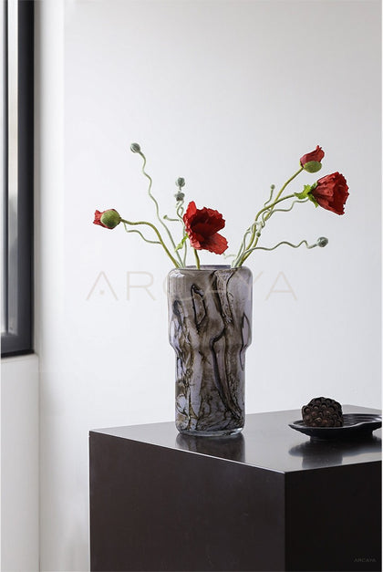 Glass Vase Wide Mouth - scene