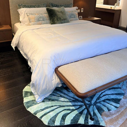 Irregular Shaped Designer Rug - scene