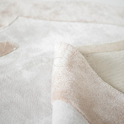 Irregular Organic Shaped Rug - scene