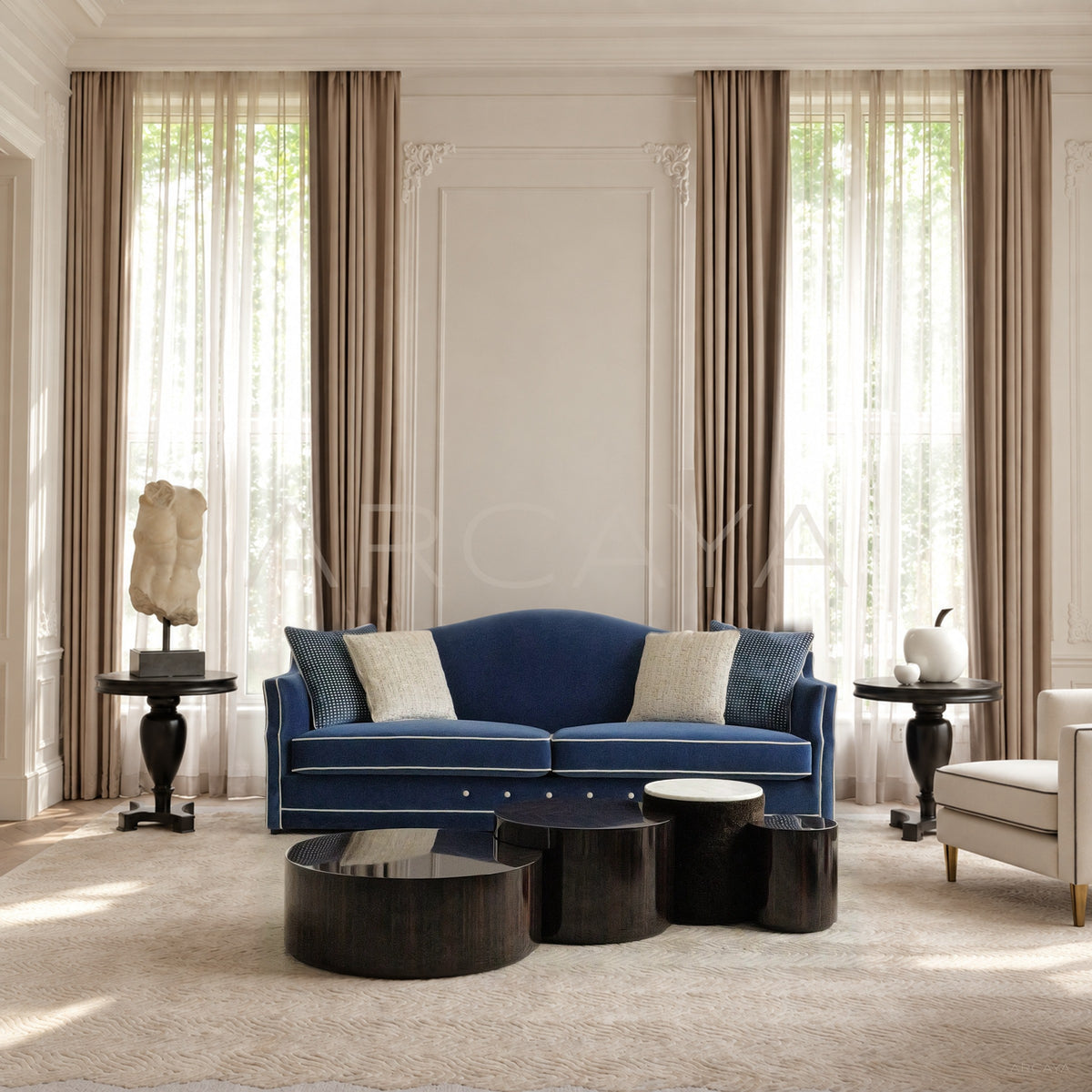 Grace Sofa Royal Blue - main