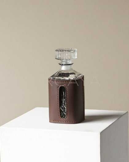 Leather Stainless Steel Ice Bucket - scene