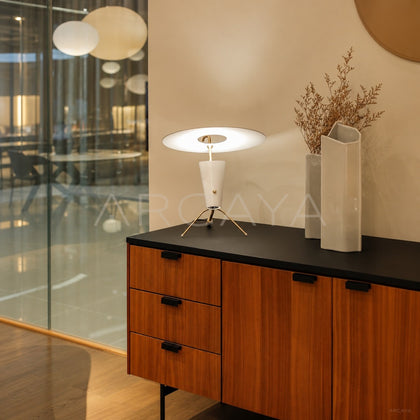 Teak Top Hat Lighted Chest Of Drawers - main