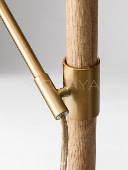 Swing Arm Fishing Floor Lamp - scene