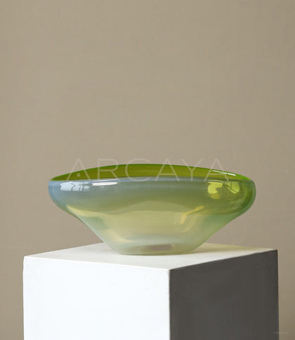 Glazed Glass Fruit Bowl Modern - scene