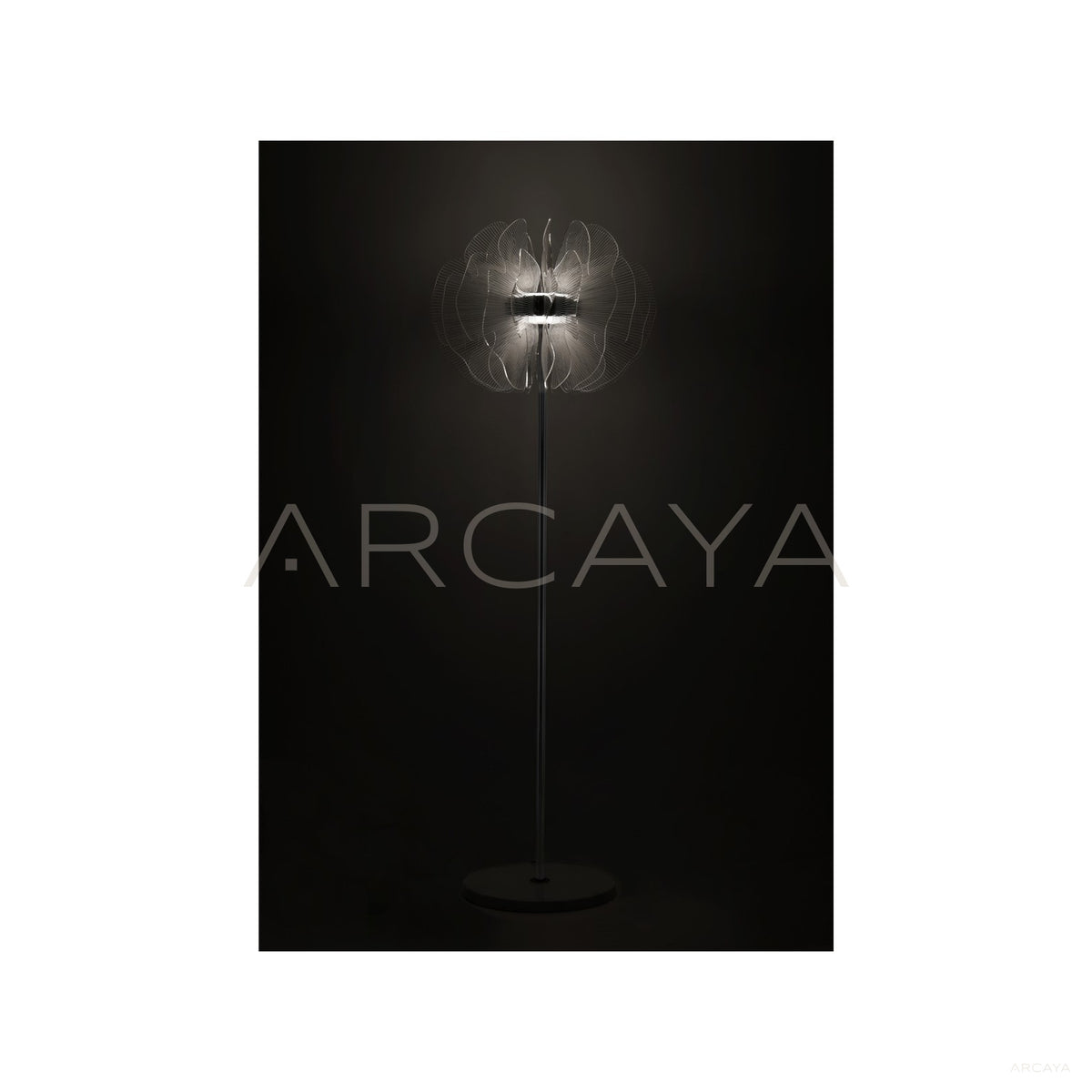 Crystal Petal Floor Lamp 23034 in detail
