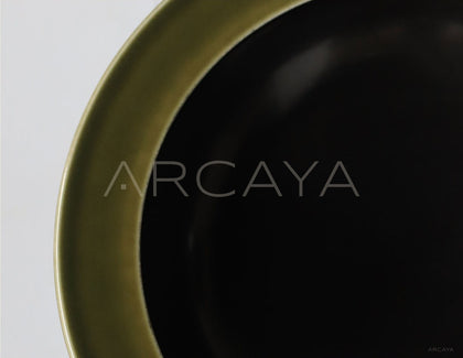 Two Tone Glaze Conical Salad Bowl - scene