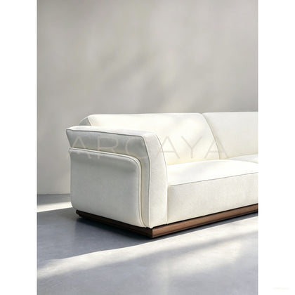 Negative Space Living Room Sofa - scene