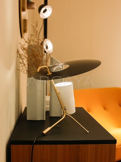 Teak Top Hat Lighted Chest Of Drawers - detail