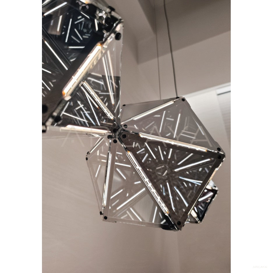 Linear Prism Diamond Pendant Light 95372 in detail