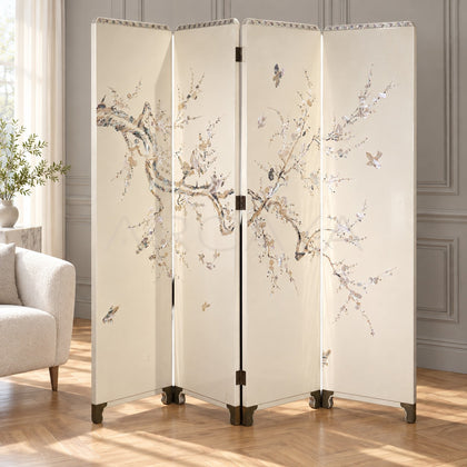 Mother Of Pearl French Chinoiserie Screen - main