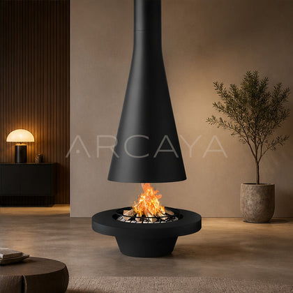 Brent Hanging Fireplace 38 - scene