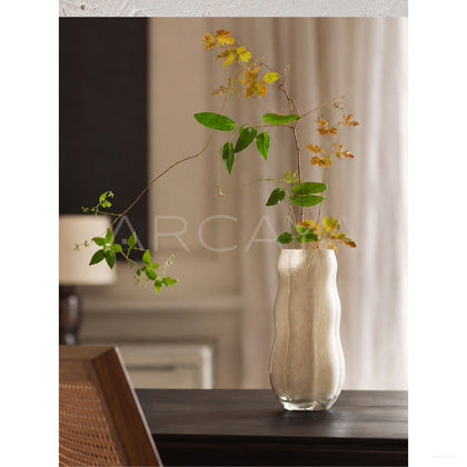 New Chinese Grey White Glass Vase - scene