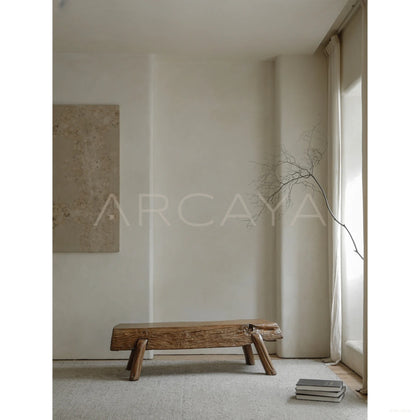 Weathered Wood Tree Stool - scene
