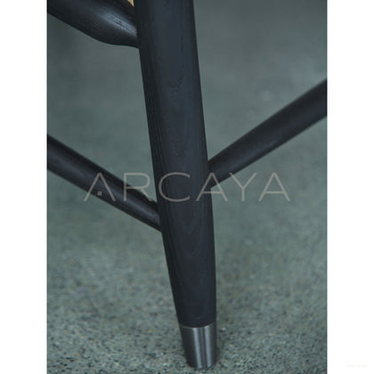 Oak Light Brushed Rattan Armchair - scene