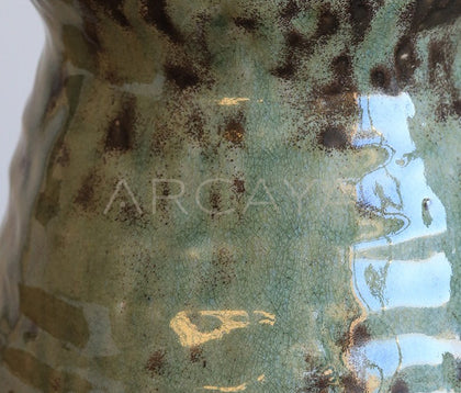 Vintage Jingdezhen Wide Mouth Vase - scene