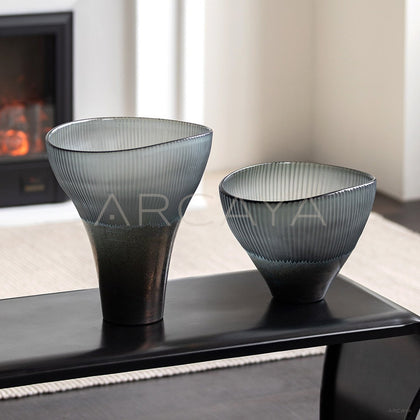 Vintage Flared Glass Vase - main