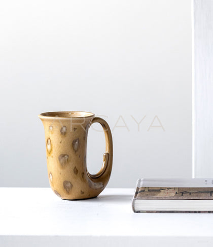 Irregular Speckled Ceramic Vase - scene