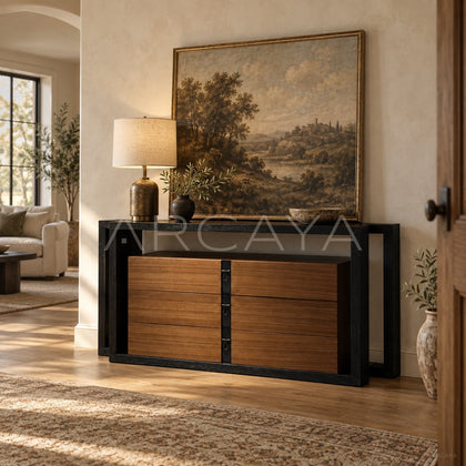 French Quiet Entryway Cabinet - scene