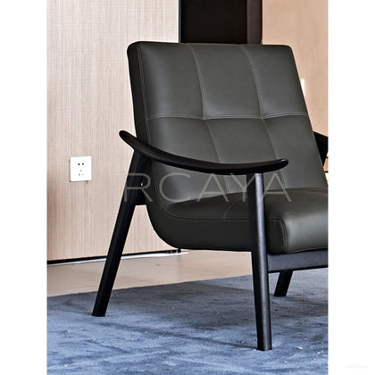 Fynn Wood Lounge Chair - scene