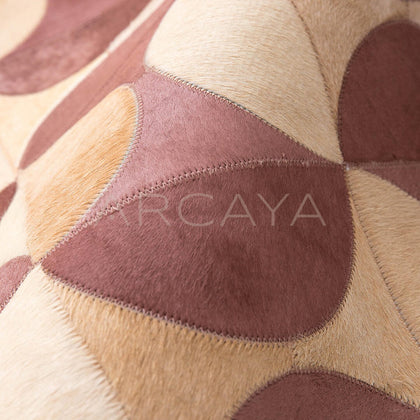 Patchwork Cowhide Rug - scene