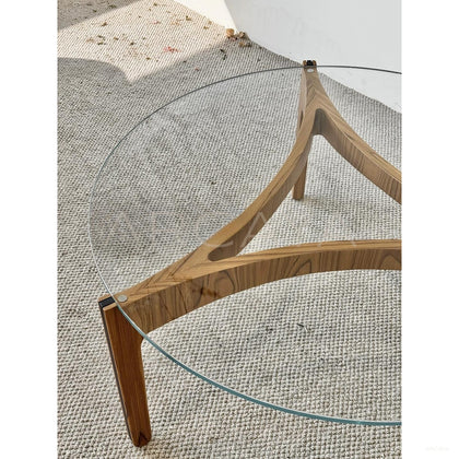 Soft Light Mid Century Coffee Table - scene