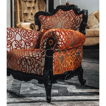 Amber Limited Edition Crystal Armchair - scene