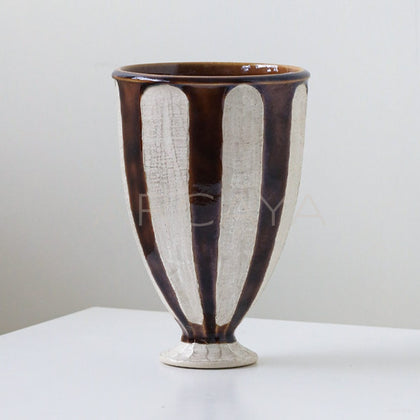Dadan Silver Glaze Jingdezhen Wide Mouth Vase - main