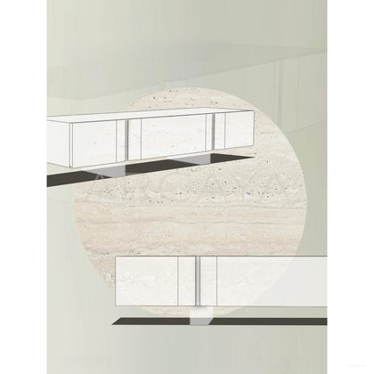 Zhuo Rustic Cabinet - scene