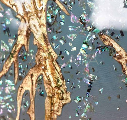 Mixed Media Wall Art 2503D0150 - detail