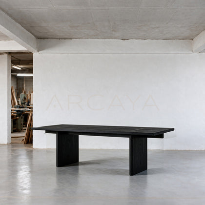 Otoko Minimalist Solid Wood Table - main