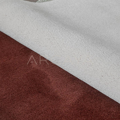 Red Grey Two Tone Wabi Sabi Rug - scene
