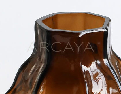 Mid Century Glass Art Vase - scene