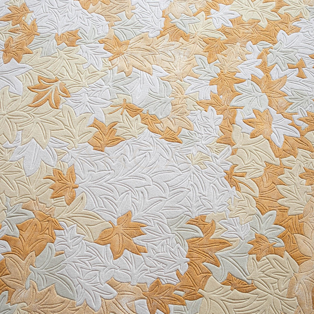 Nature Inspired Designer Rug in detail