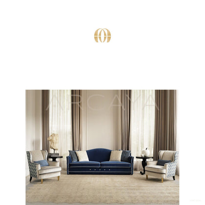 Grace Sofa Royal Blue - scene