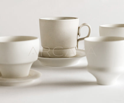 Rongbai Collab Vintage Ceramic Coffee Cup - scene