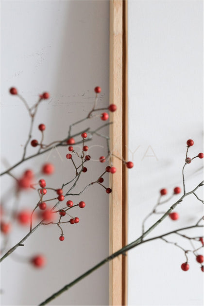 Viburnum Berry Artificial Flower Arrangement - scene